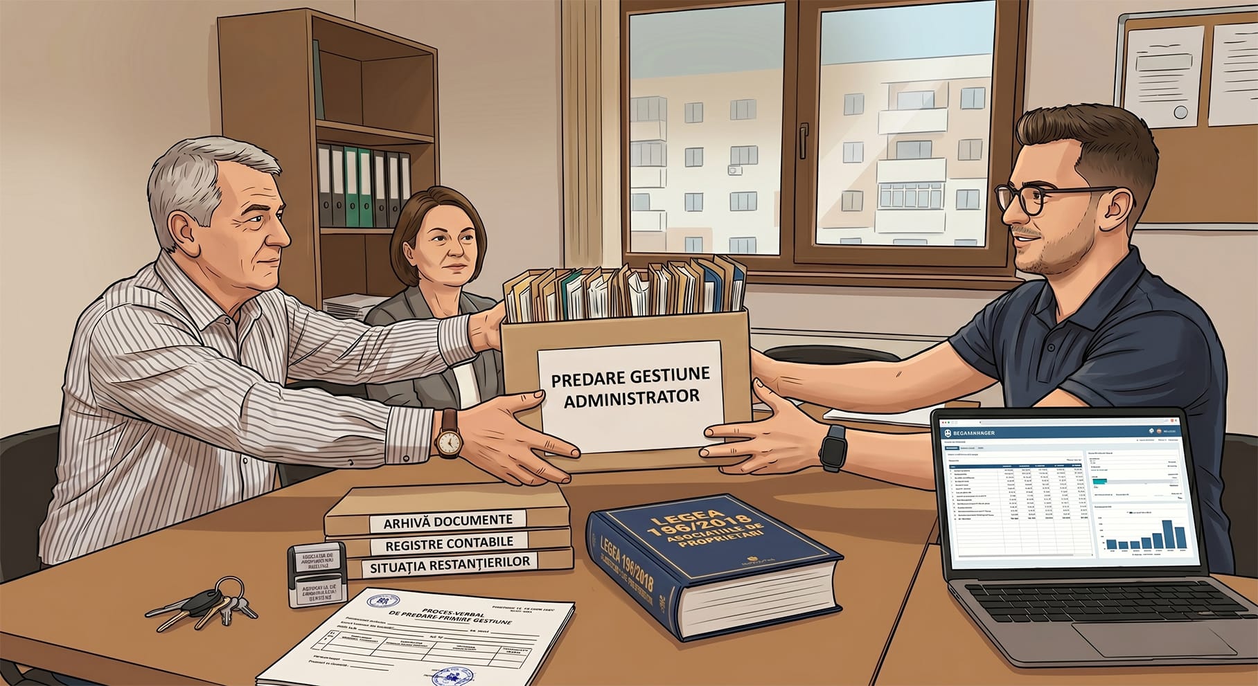 cum se schimba administratorul de bloc
