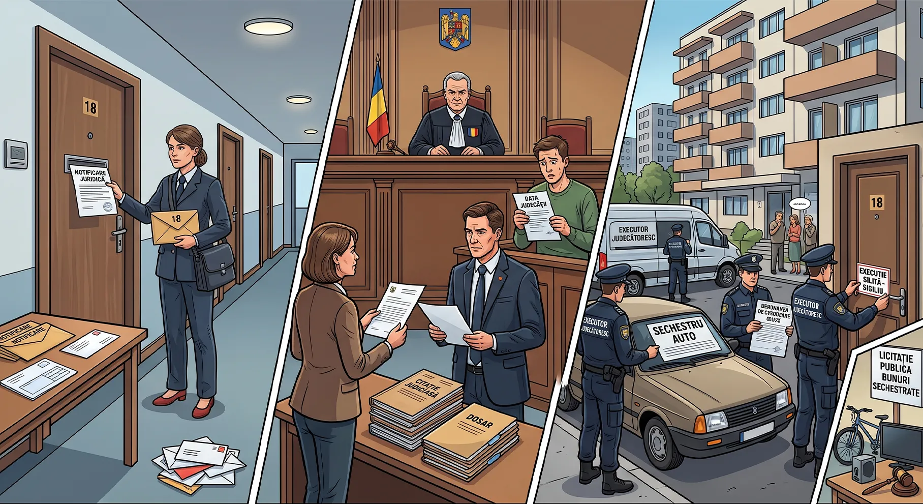 acționare în judecată restanțieri bloc